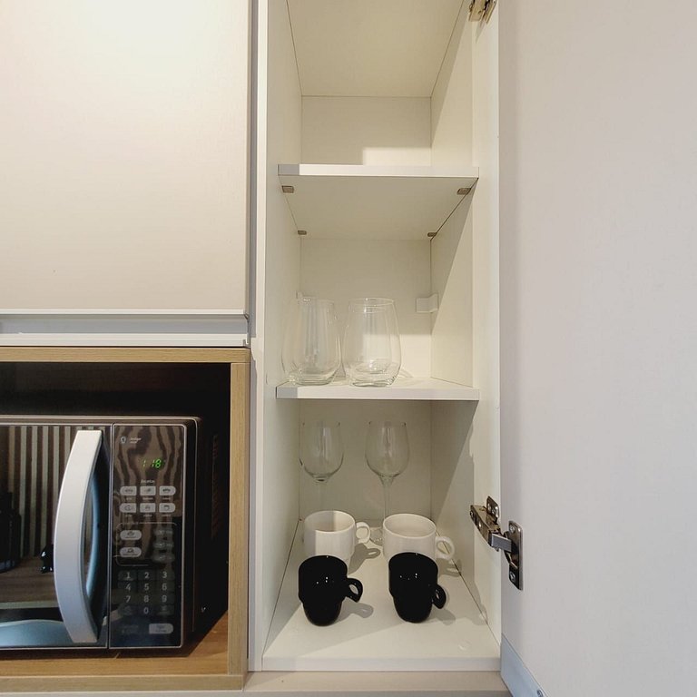 Apart cerca de la estación de metro Brooklin/Berrini.