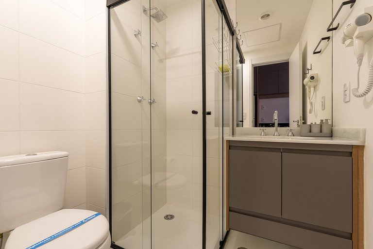 Apart cerca de la estación de metro Brooklin/Berrini.