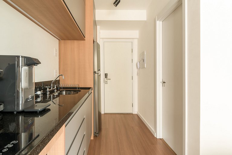 Apart cerca de la estación de metro Brooklin/Berrini.