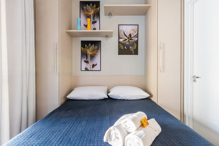 Apart cerca de la estación de metro Brooklin/Berrini.