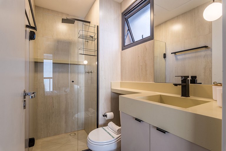 Apart cerca de la estación de metro Brooklin/Berrini.