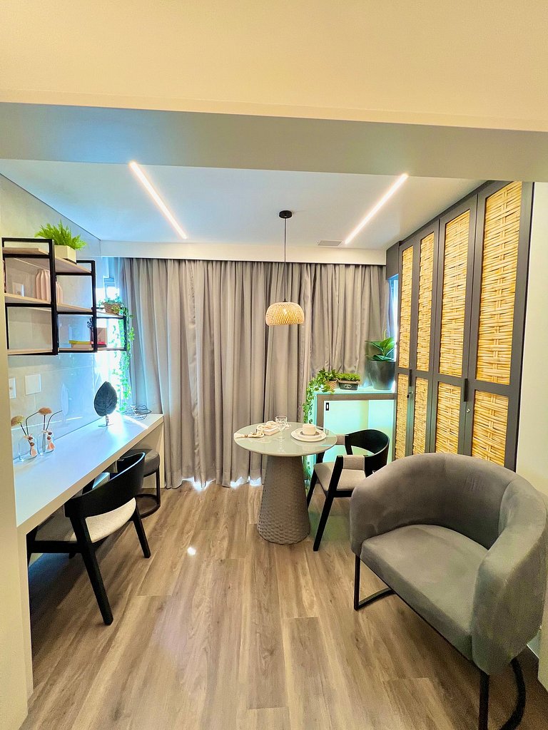 Apartamento Luxo Brooklin com vaga de garagem