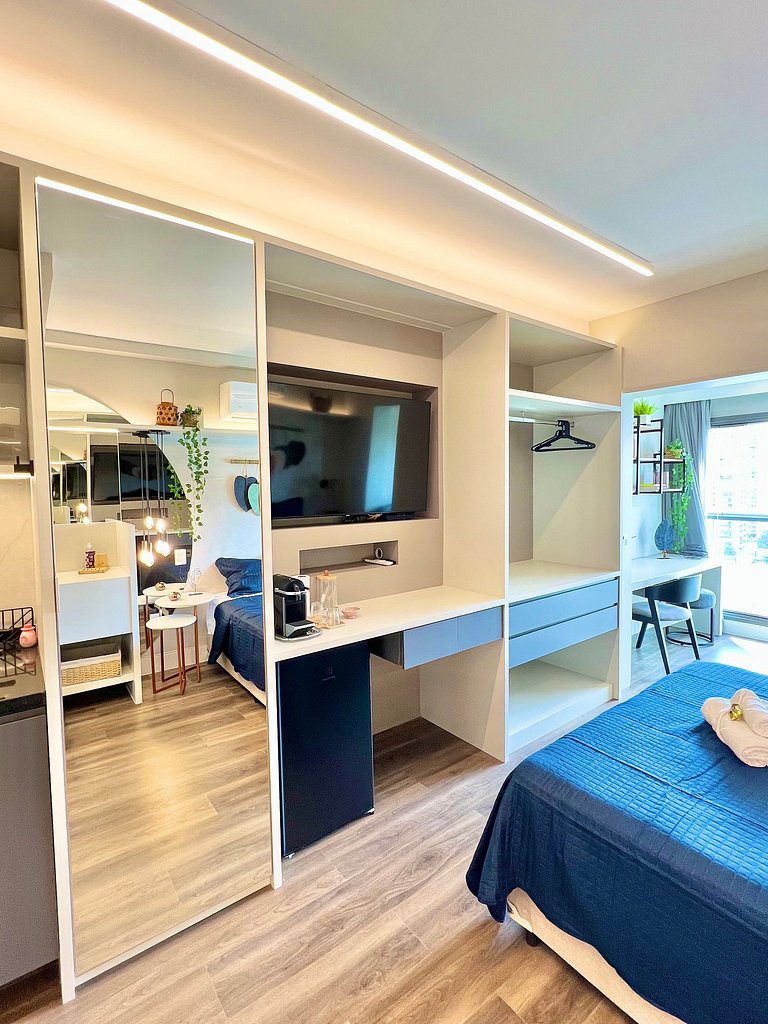 Apartamento Luxo Brooklin com vaga de garagem
