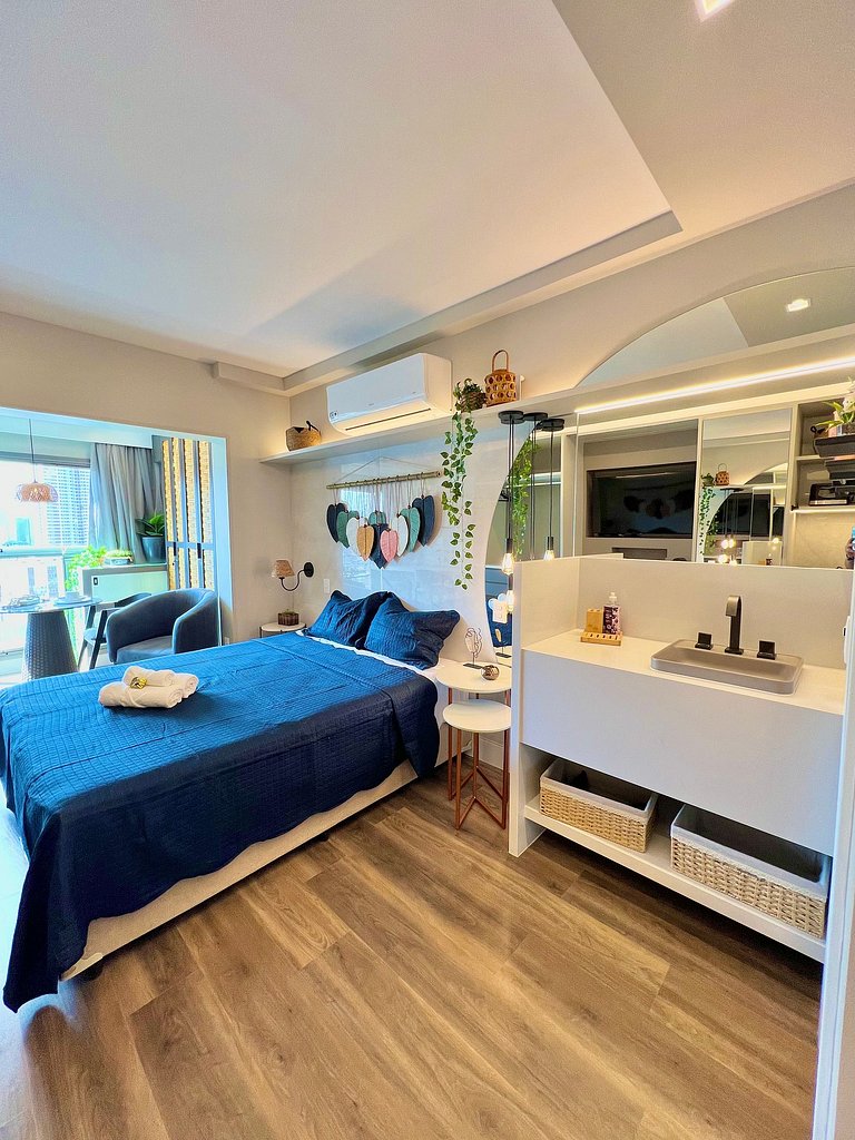 Apartamento Luxo Brooklin com vaga de garagem