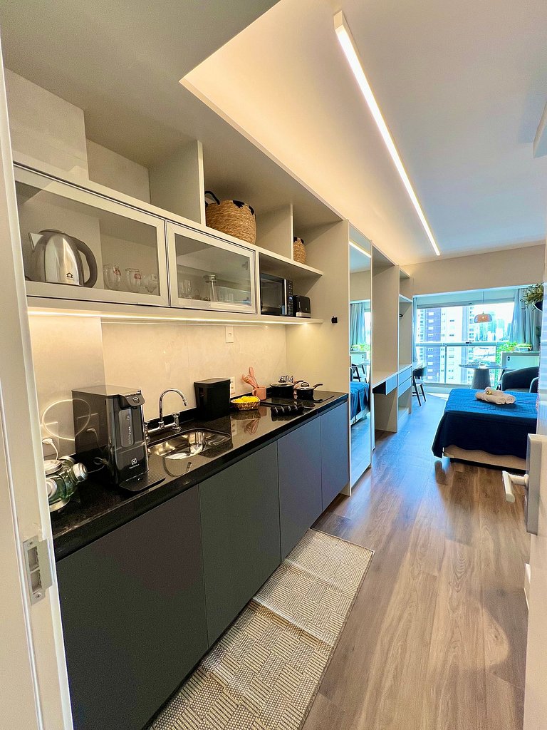 Apartamento Luxo Brooklin com vaga de garagem