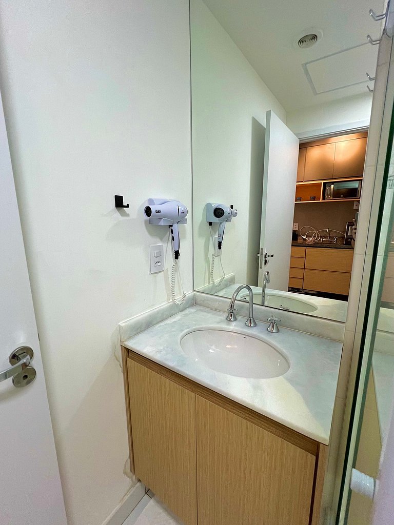 Apart cerca de la estación de metro Brooklin/Berrini.