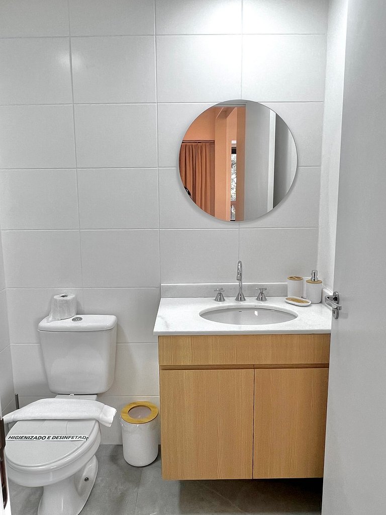 Apart cerca de la estación de metro Brooklin/Berrini.