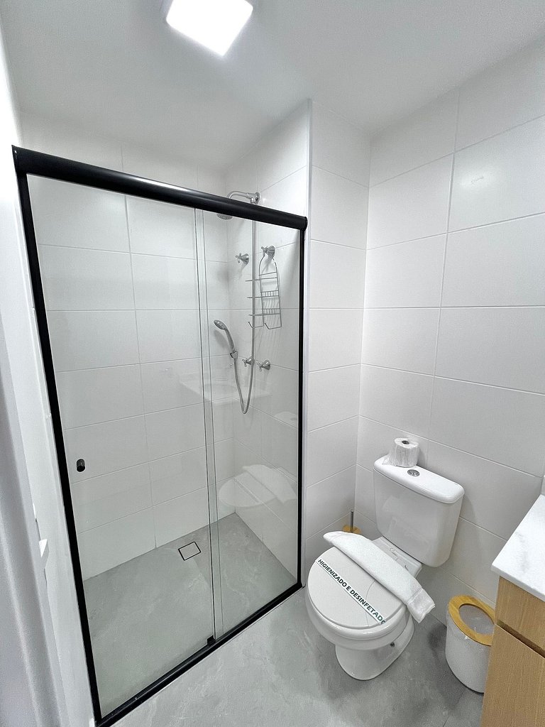 Apart cerca de la estación de metro Brooklin/Berrini.