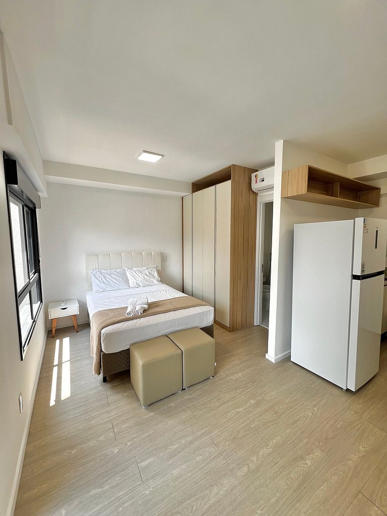 Apart cerca de la estación de metro Brooklin/Berrini.