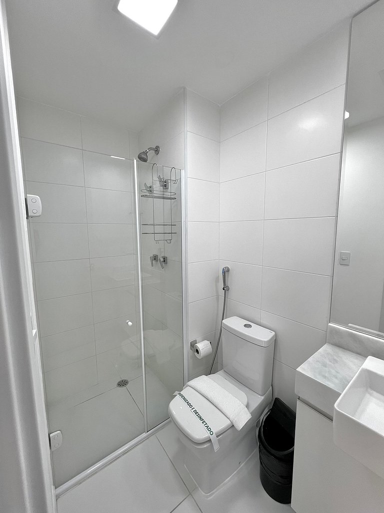 Apart cerca de la estación de metro Brooklin/Berrini.