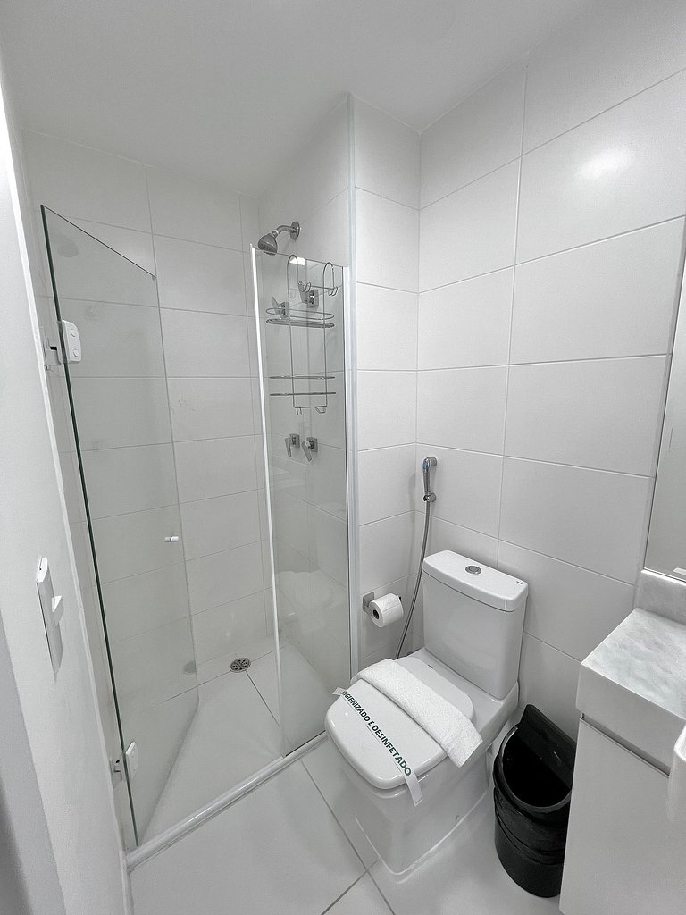 Apart cerca de la estación de metro Brooklin/Berrini.