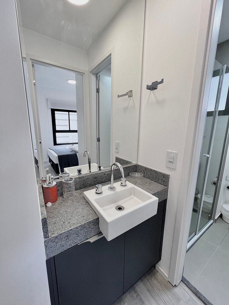 Estudio a 50 m del Shopping Ibirapuera by InnVista
