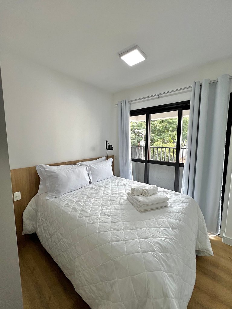 2-Bed Apt Moema - 50m from Ibirapuera Mall