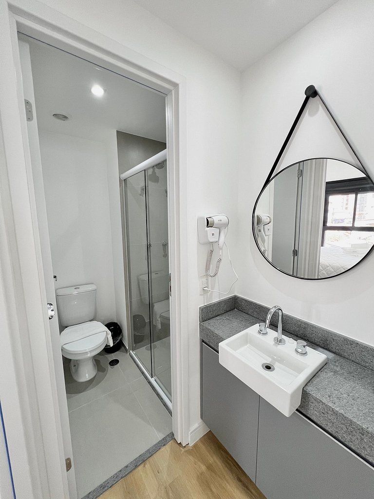 Apto 2 quartos a 50 m do Shopping by InnVista