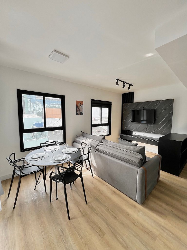 2-Bed Apt Moema - 50m from Ibirapuera Mall