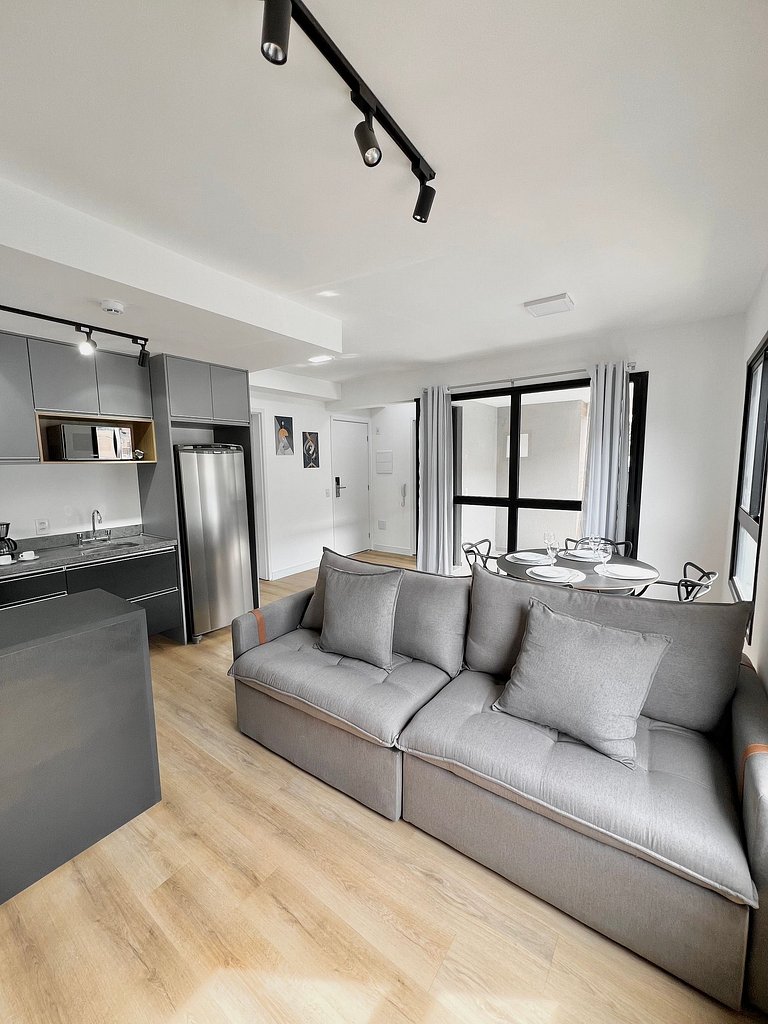 2-Bed Apt Moema - 50m from Ibirapuera Mall