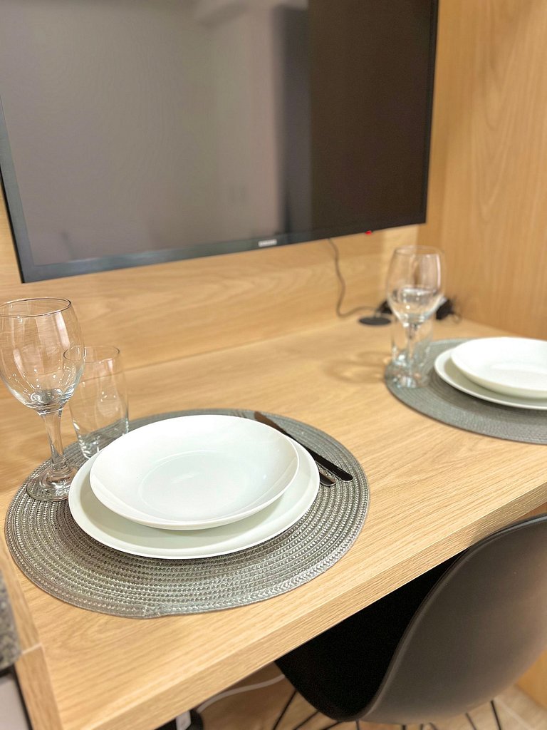 Apart cerca de la estación de metro Brooklin/Berrini.