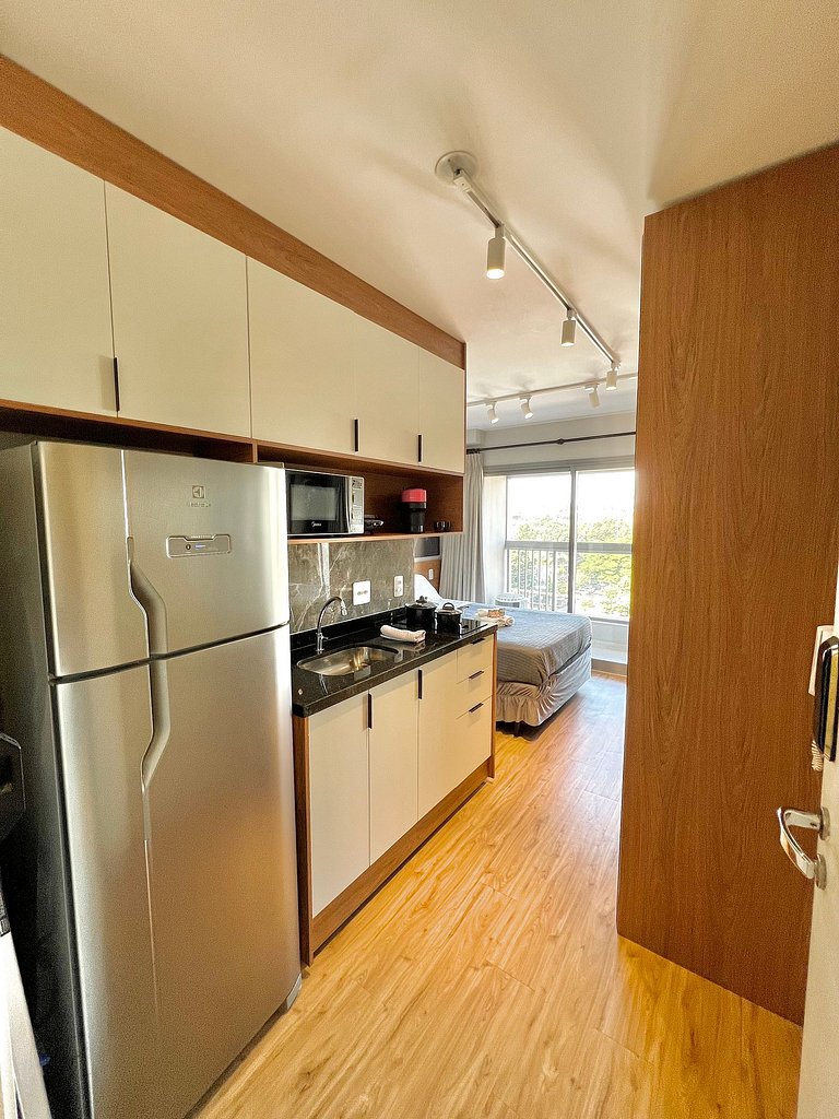 Studio de Luxo em Moema - Conforto e Sofisticação com Vaga