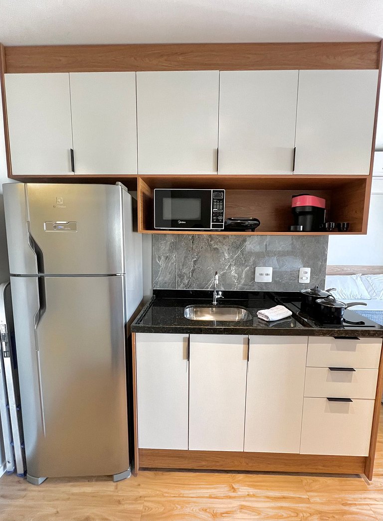 Studio de Luxo em Moema - Conforto e Sofisticação com Vaga