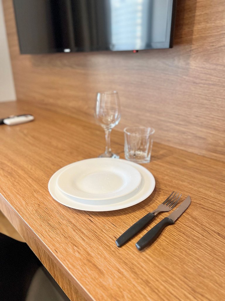 Studio de Luxo em Moema - Conforto e Sofisticação com Vaga