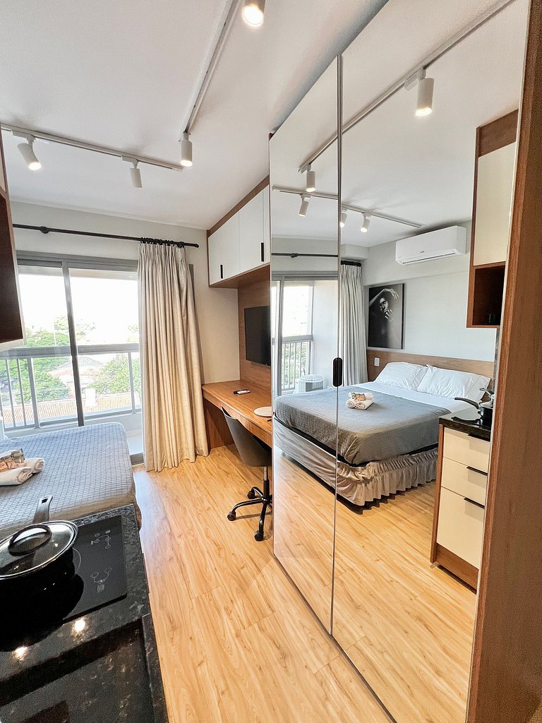 Studio de Luxo em Moema - Conforto e Sofisticação com Vaga