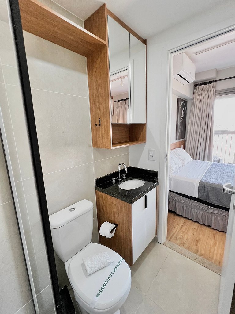 Studio de Luxo em Moema - Conforto e Sofisticação com Vaga