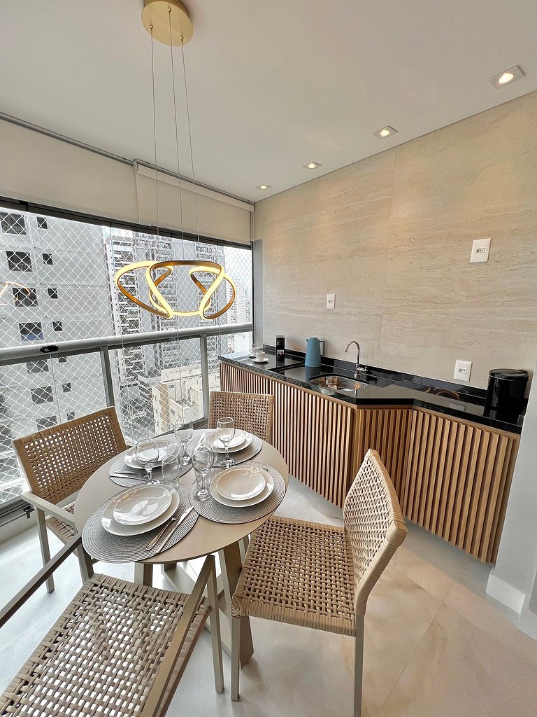 Apartamento Luxo Brooklin com vaga