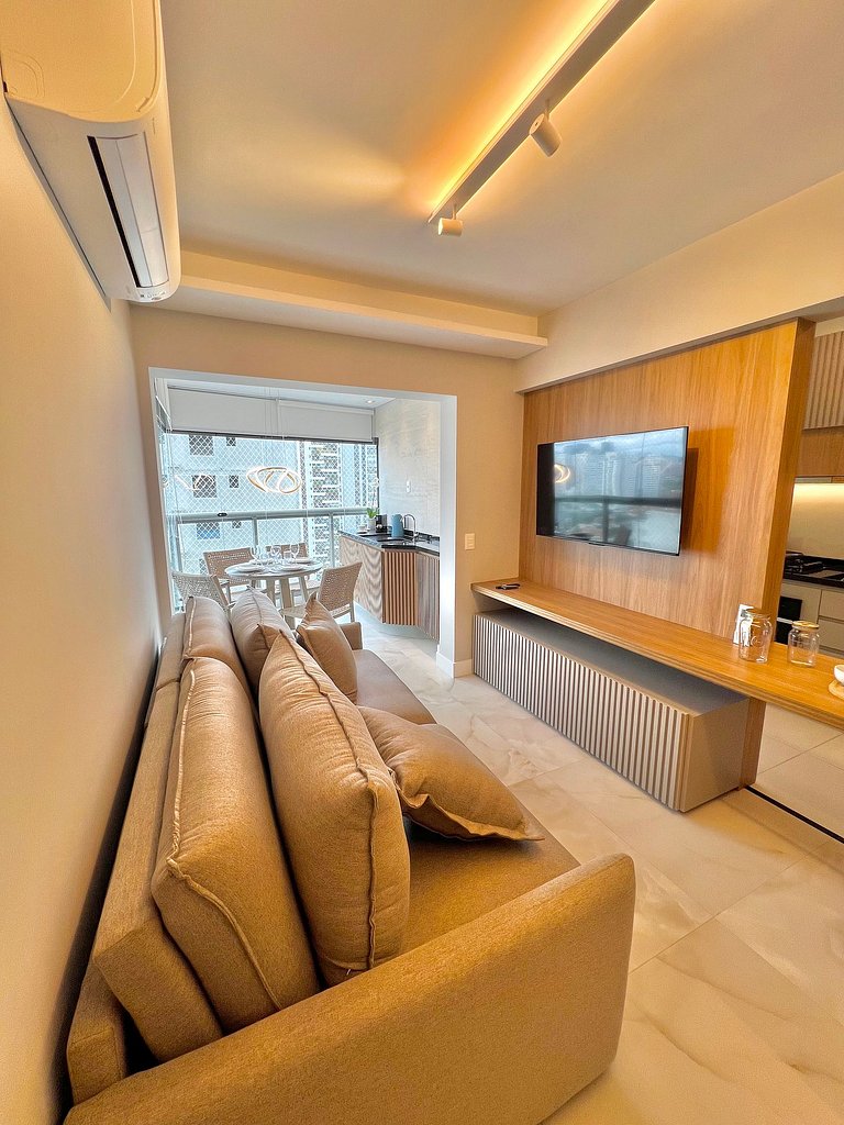 Apartamento Luxo Brooklin com vaga
