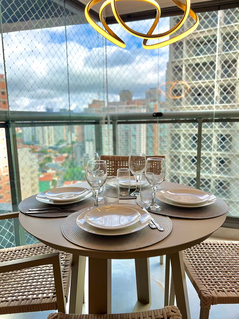 Apartamento Luxo Brooklin com vaga
