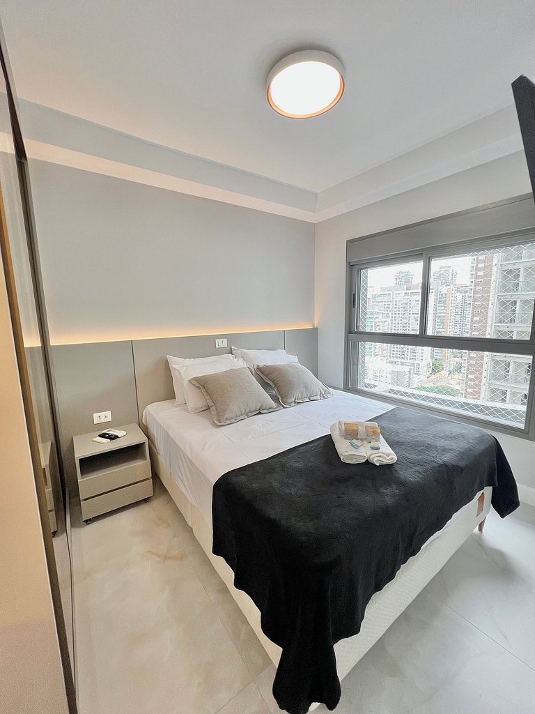 Apartamento Luxo Brooklin com vaga