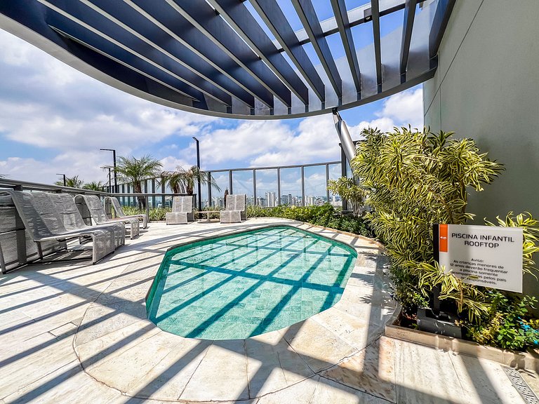 Apartamento Luxo Brooklin com vaga