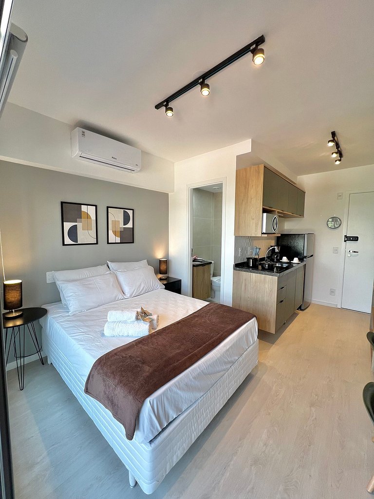 Studio de Luxo em Moema - Conforto e Sofisticação