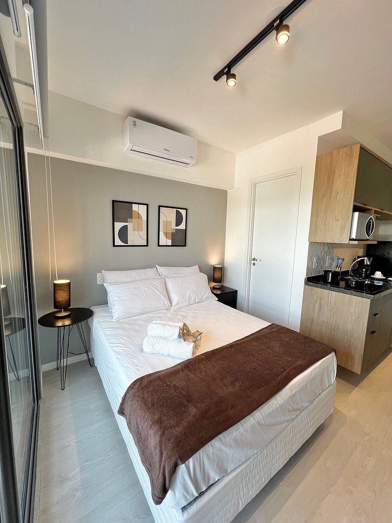 Studio de Luxo em Moema - Conforto e Sofisticação