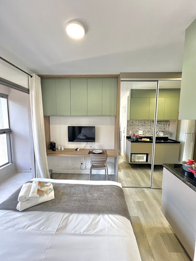 Studio de Luxo em Moema - Conforto e Sofisticação