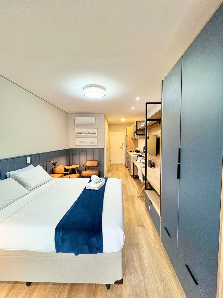 Seu Refúgio Trends no Coração do Brooklin com vaga