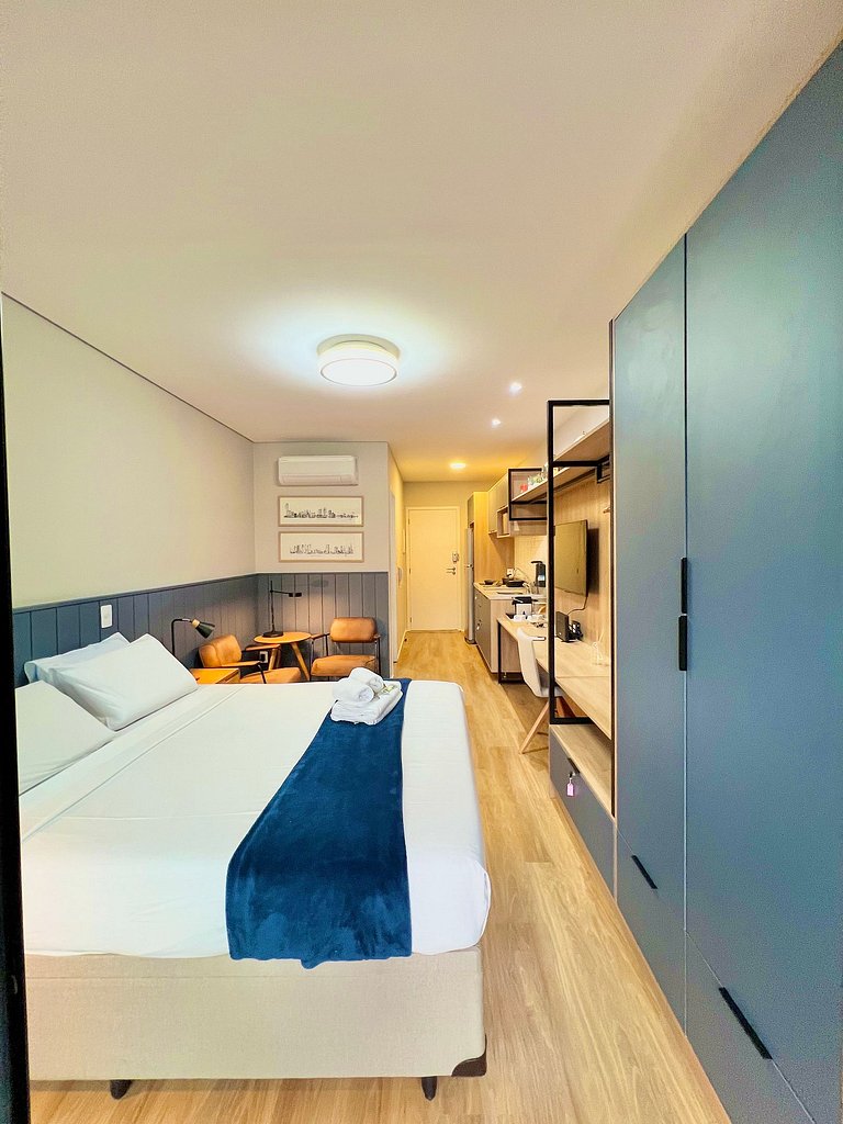 Seu Refúgio Trends no Coração do Brooklin com vaga