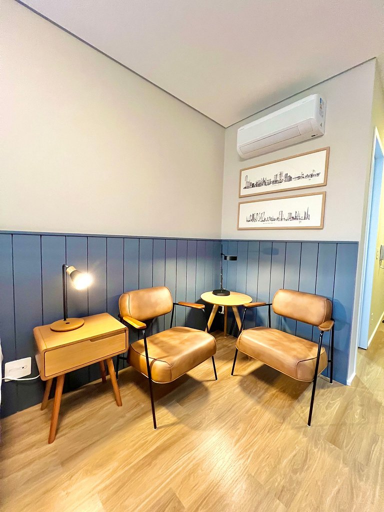 Seu Refúgio Trends no Coração do Brooklin com vaga