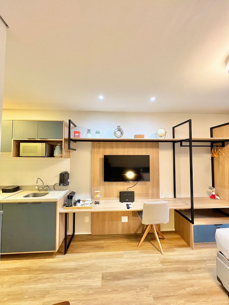 Seu Refúgio Trends no Coração do Brooklin com vaga