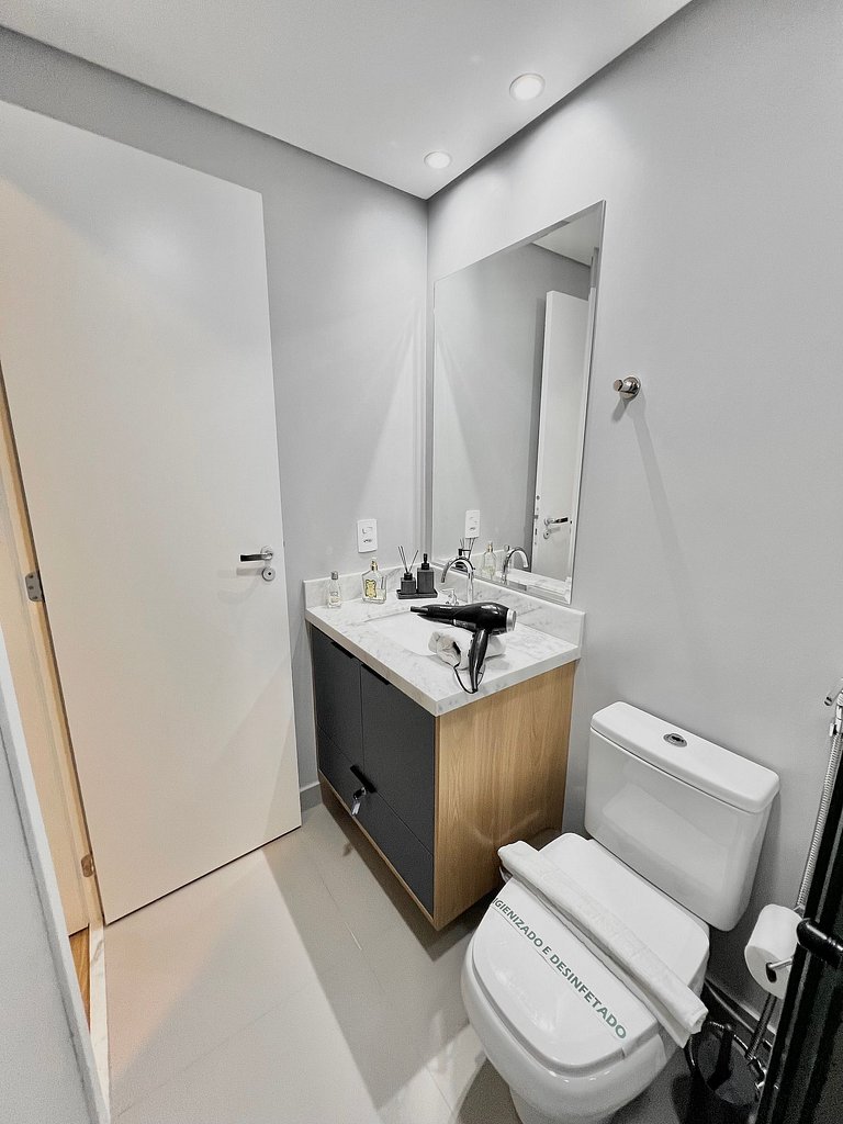 Seu Refúgio Trends no Coração do Brooklin com vaga