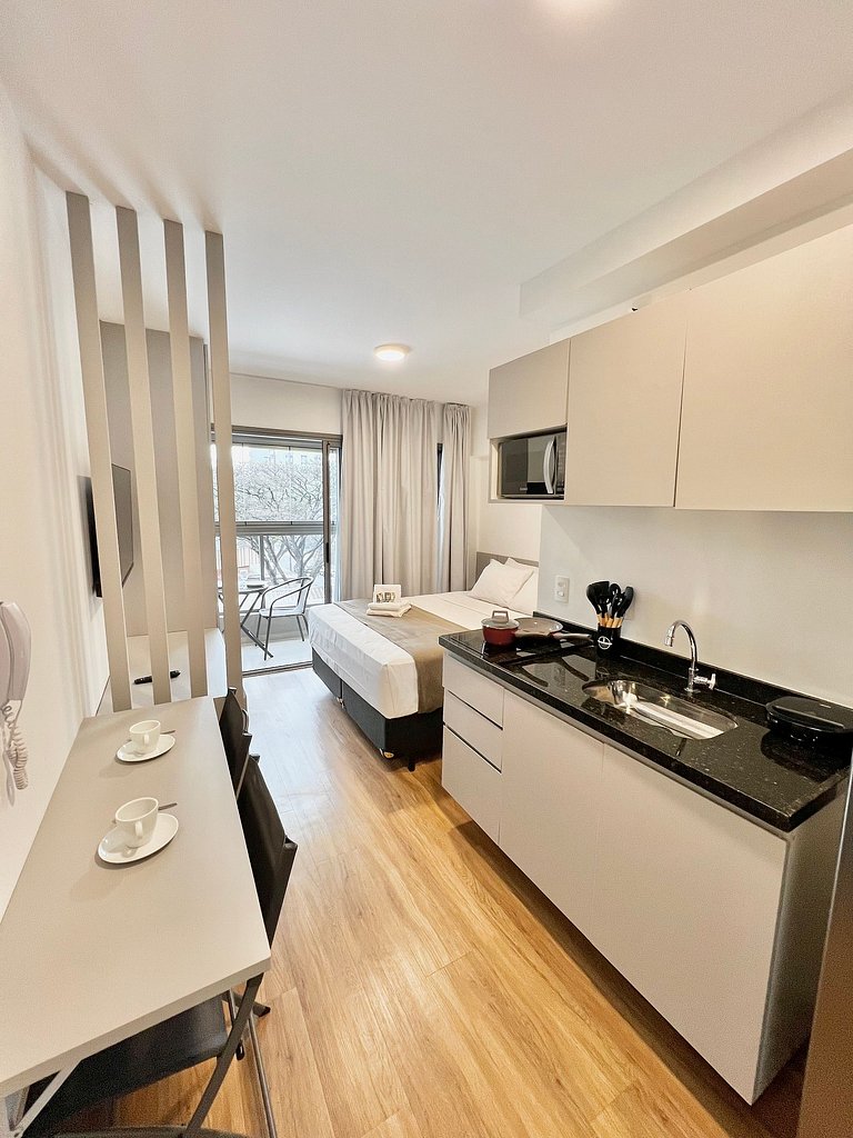 Studio de Luxo em Moema - Conforto e Sofisticação