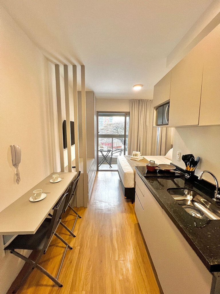 Studio de Luxo em Moema - Conforto e Sofisticação