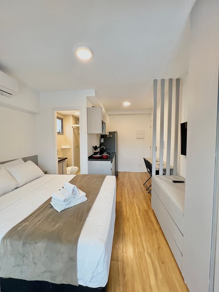 Studio de Luxo em Moema - Conforto e Sofisticação