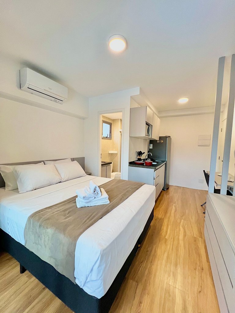 Studio de Luxo em Moema - Conforto e Sofisticação