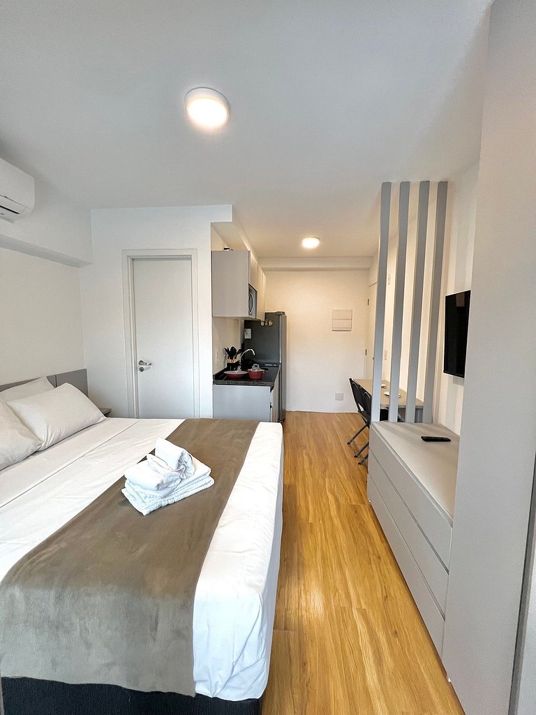 Studio de Luxo em Moema - Conforto e Sofisticação
