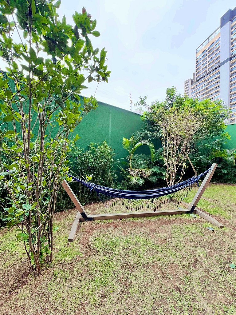 Design e conforto no Brooklin ao lado do metrô