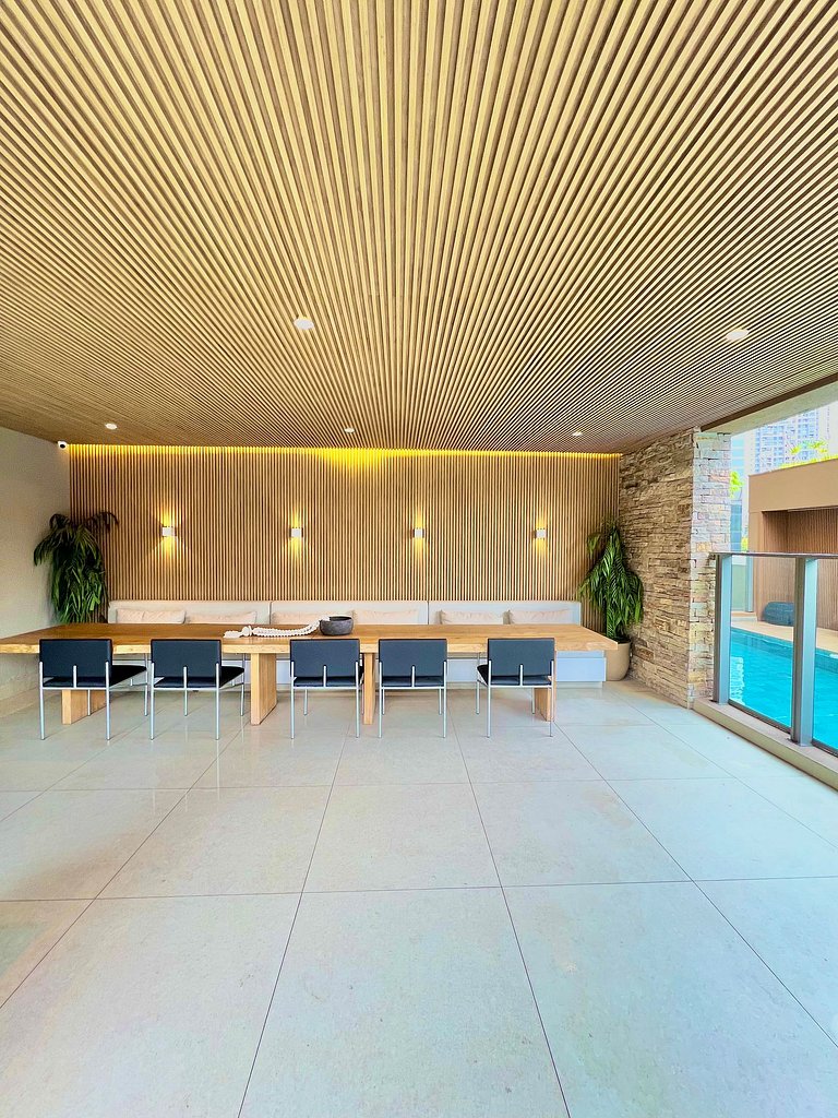 Design e conforto no Brooklin ao lado do metrô