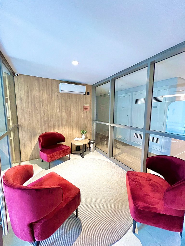 Design e conforto no Brooklin ao lado do metrô