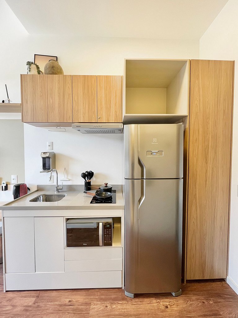 Design e conforto no Brooklin ao lado do metrô