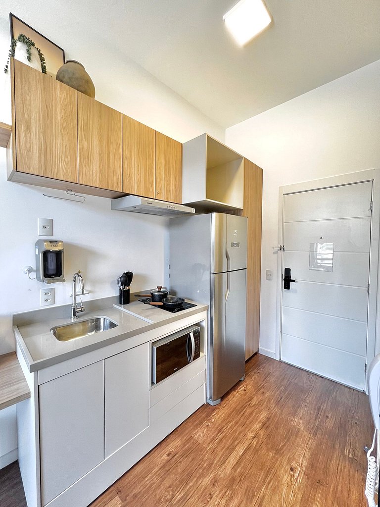 Design e conforto no Brooklin ao lado do metrô