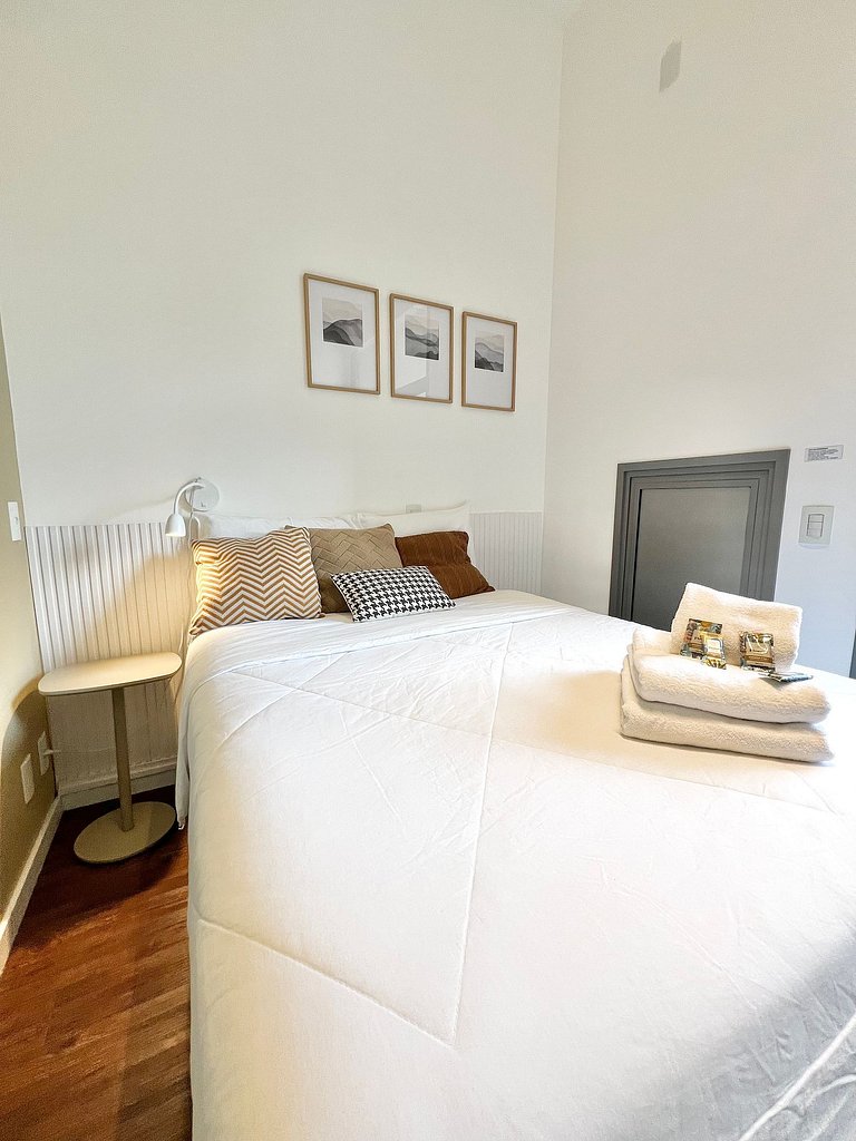 Design e conforto no Brooklin ao lado do metrô